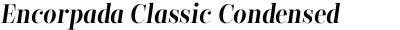 Encorpada Classic Condensed SemiBold Italic